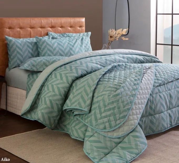 Jogo de cama casal duplo 4 peças sultan realce premium da para cama box - Foto 2