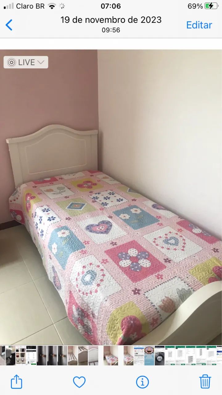 Cama e colchão solteiro  - Foto 4