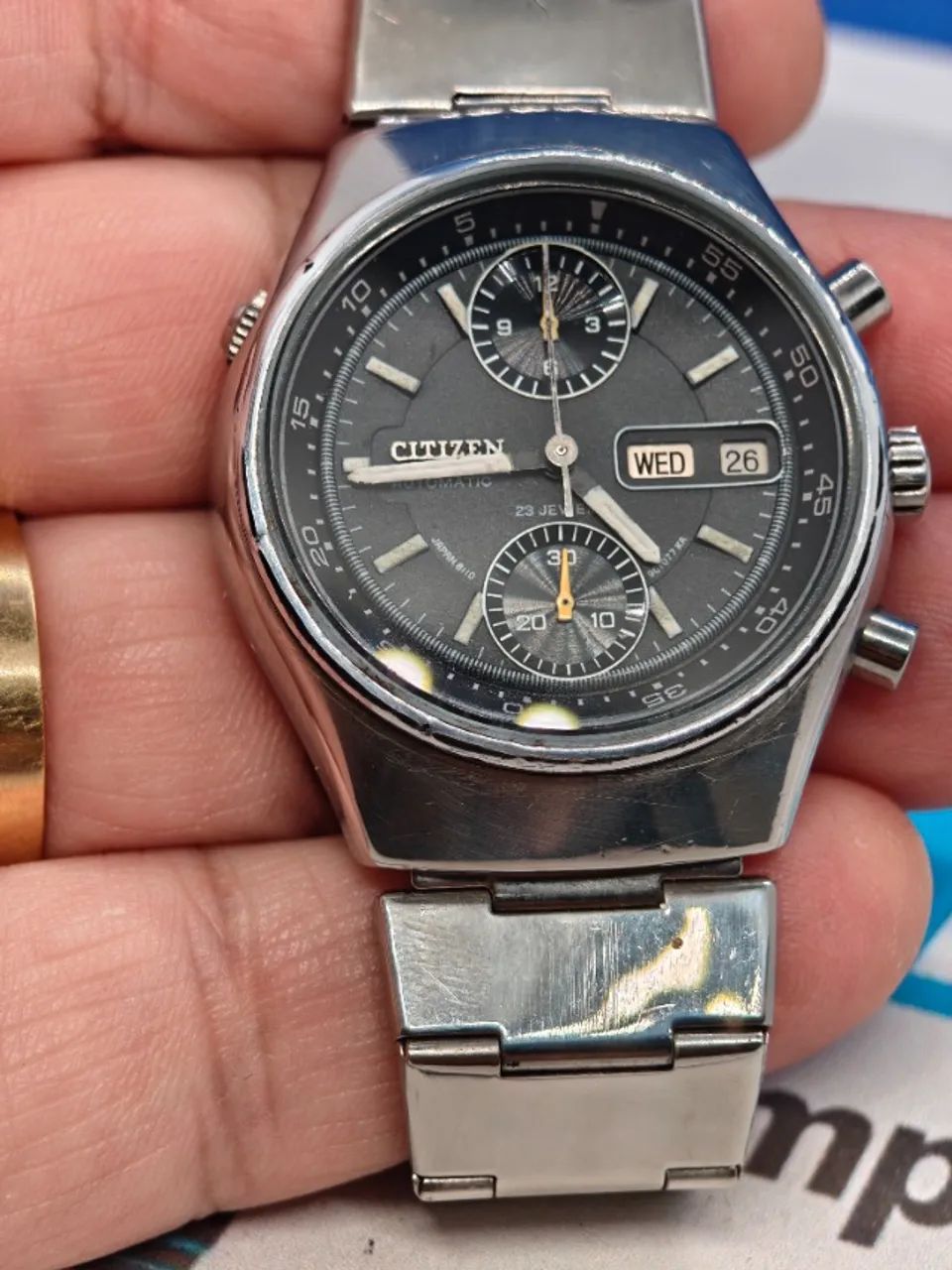 RELOGIO CITIZEN CRONO AUTOMATICO VINTAGE