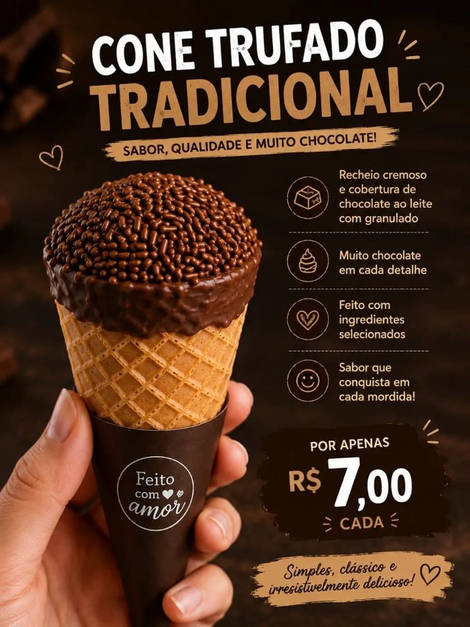 Cone trufado - Foto 2
