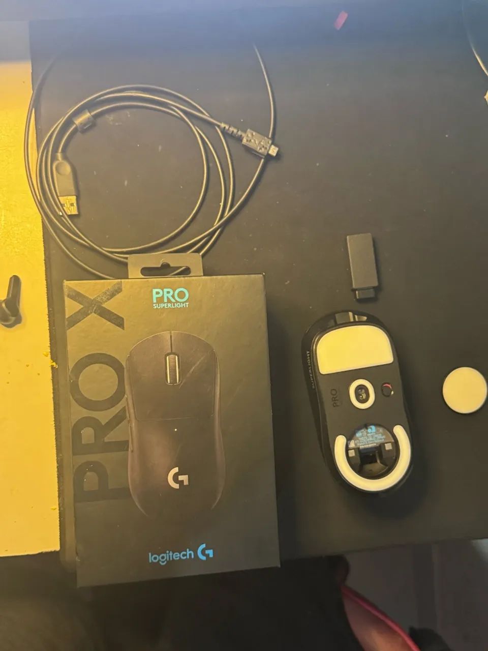 Mouse G Pro x Superlight com feets tiger Ice v2 - Foto 2