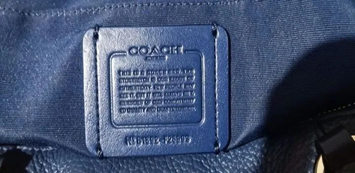 Bolsa coach azul marinho original  - Foto 3