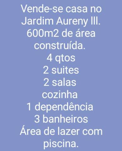 Casa jardim Aureni 3 4 quartos sendo 2 suítes ótima 600mts de área construída - Foto 4