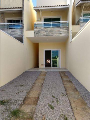 Casa duplex com 3 dormitórios sendo 2 suítes, 2 banheiros, a venda, por R$ 310.000 - Mess - Foto 2
