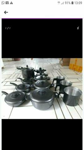 Kit panelas com 12 peças