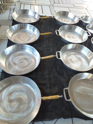 Frigideiras de alumínio batidos