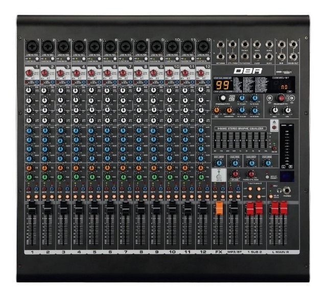 Mesa De Som Dbr 12 Canais Usb Bluetooth 4 Auxiliares 1 Efeito Equalizador Grafico Audio Tv Video E Fotografia Asa Norte Brasilia 759176741 Olx