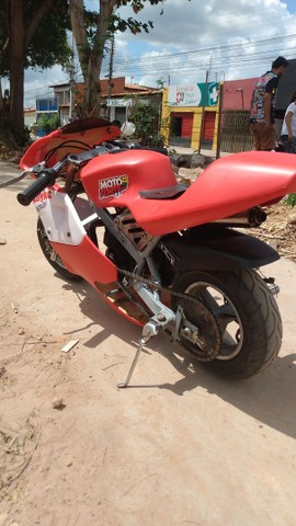 VENDO MINI MOTO MUITO NOVA MODELO NINJA
