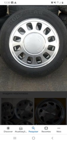 Roda aro 14 Ford Versalhes Prata 4x100 original 