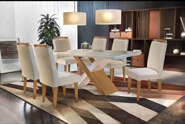 Sala mesa jantar 6 cadeiras 