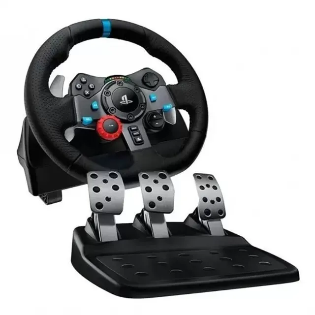 Volante/Marcha/Pedal - Logitech G27 Racing Wheel - Preto/Prata