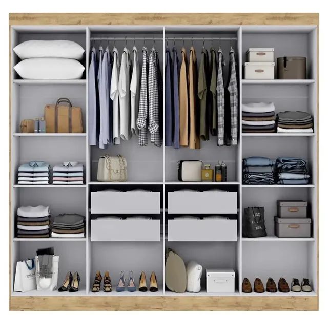 GUARDA ROUPA NOVO 8 PORTAS ALTO PADRÃO  - Foto 2