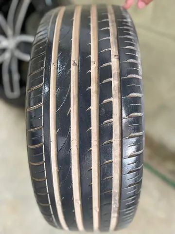 Rodas aro 17 5x100 + 04 Pneus Zero! - Foto 3