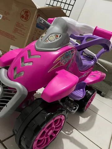 Motoca Quadriciclo Cross Turbo Calesita Pink - Carros a Pedal
