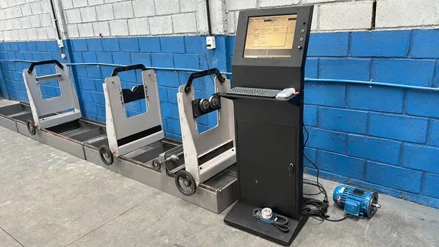Balanceadora dinâmica computadorizado industrial 
