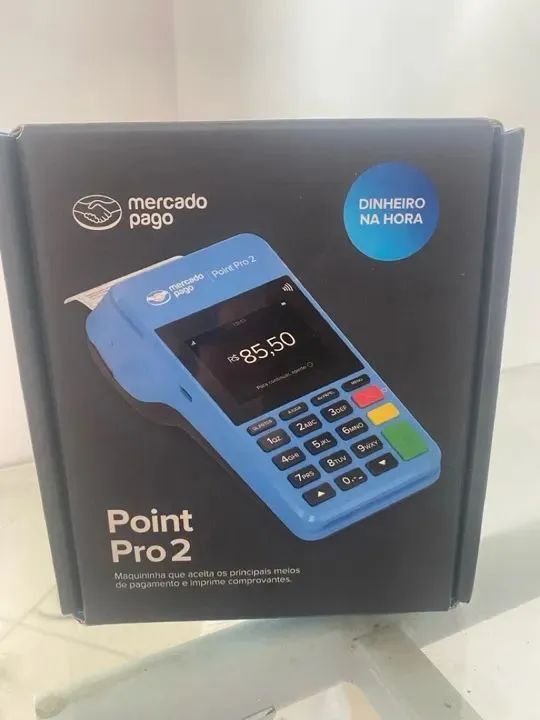 Maquininha de Cartão Mercado Pago Point Pro 2 - Nova! - Foto 2