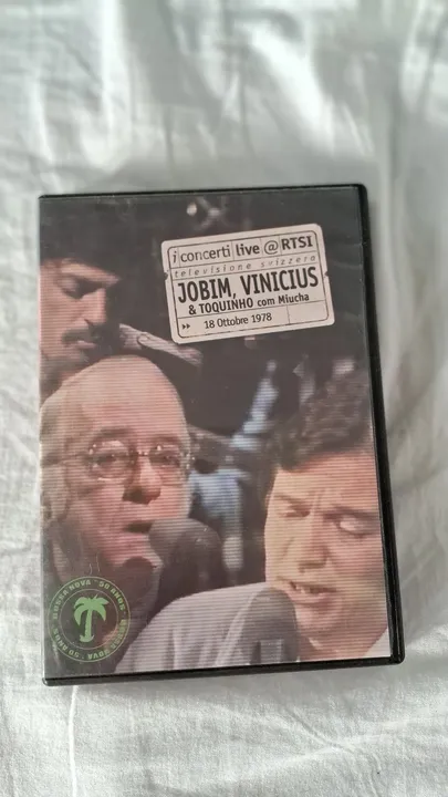 Dvd tom Jobim Vinicius de morais e toquinho