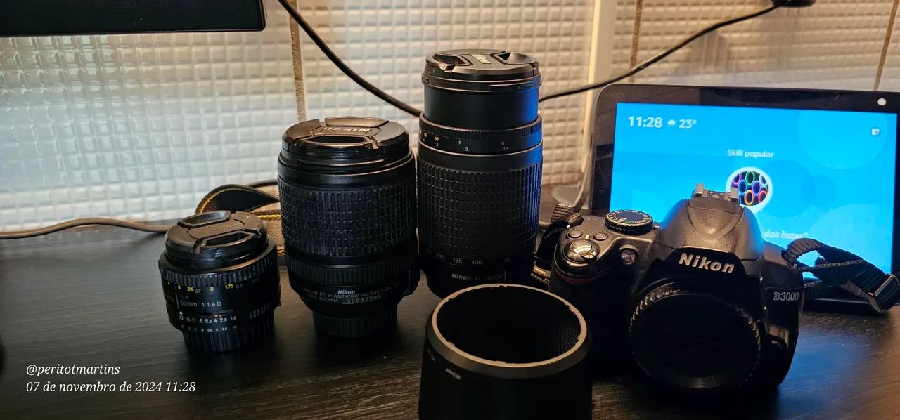 Kit de Lentes Nikon para Câmera DSLR