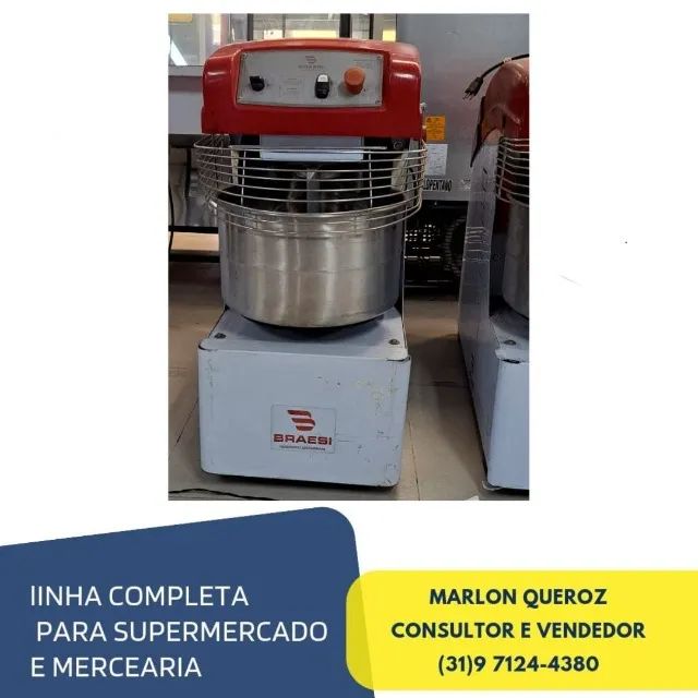 Amassadeira Espiral 25KG Braesi Nova
