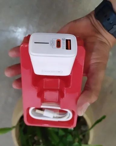 Carregador Turbo 20w Pd original Usb E Usb Tipo C - Foto 2