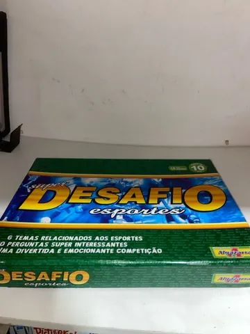 Desafio dos esportes jogo tabuleiro