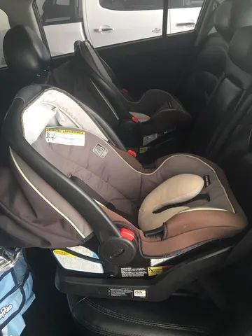 Kit carrinho e bebê conforto Gêmeos unissex - Foto 4