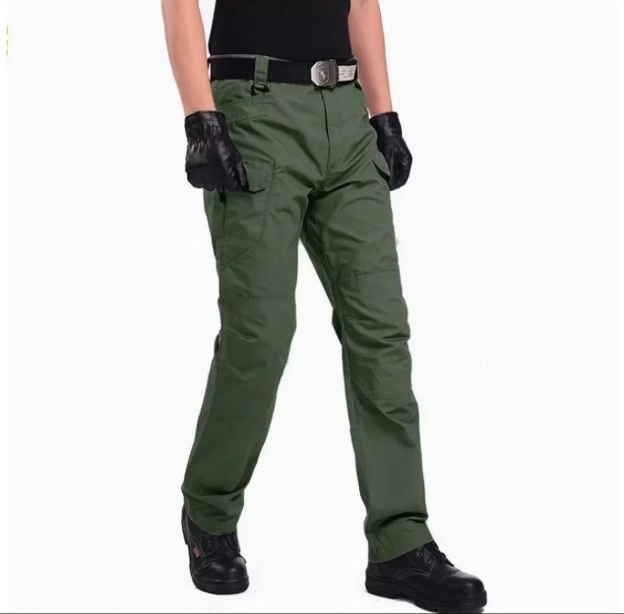 Calça Tática 6 Bolsos Cargo Ripstop Reforçada Trekking - Foto 3