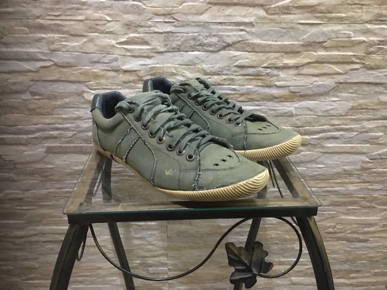 Sapatênis Masculino Osklen Verde Militaru - Foto 2