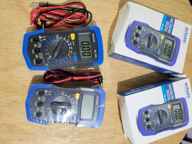 Multímetro digital completo Exbom profissional 