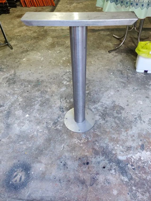 Vendo base suporte de aço inox. - Foto 2