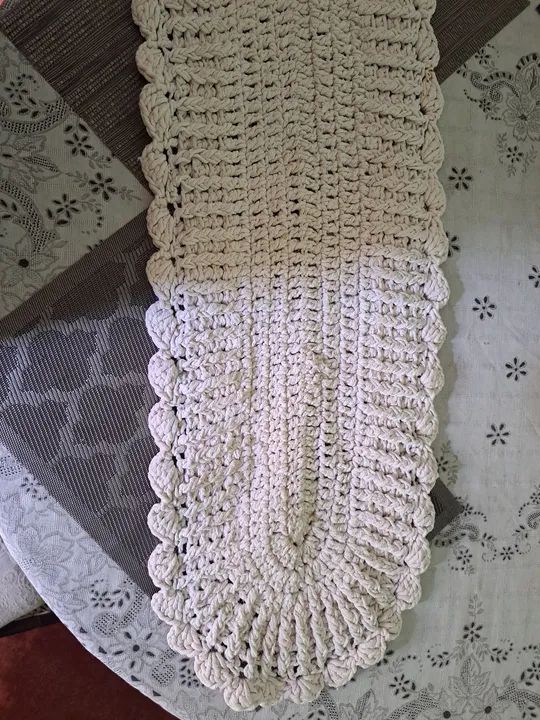 Caminho de mesa croche  - Foto 2
