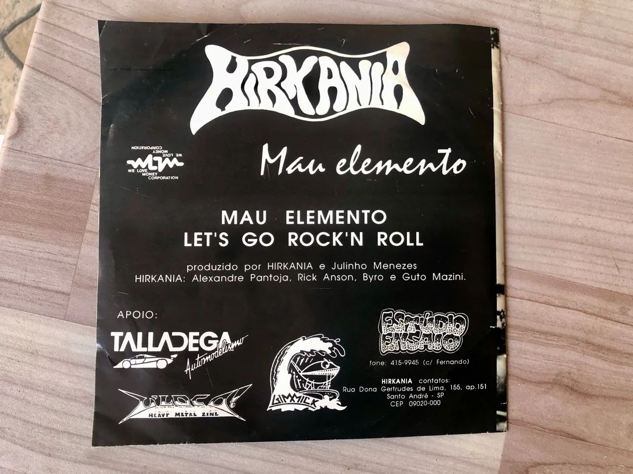 Disco compacto hirkania mau elemento Autografado - Foto 3