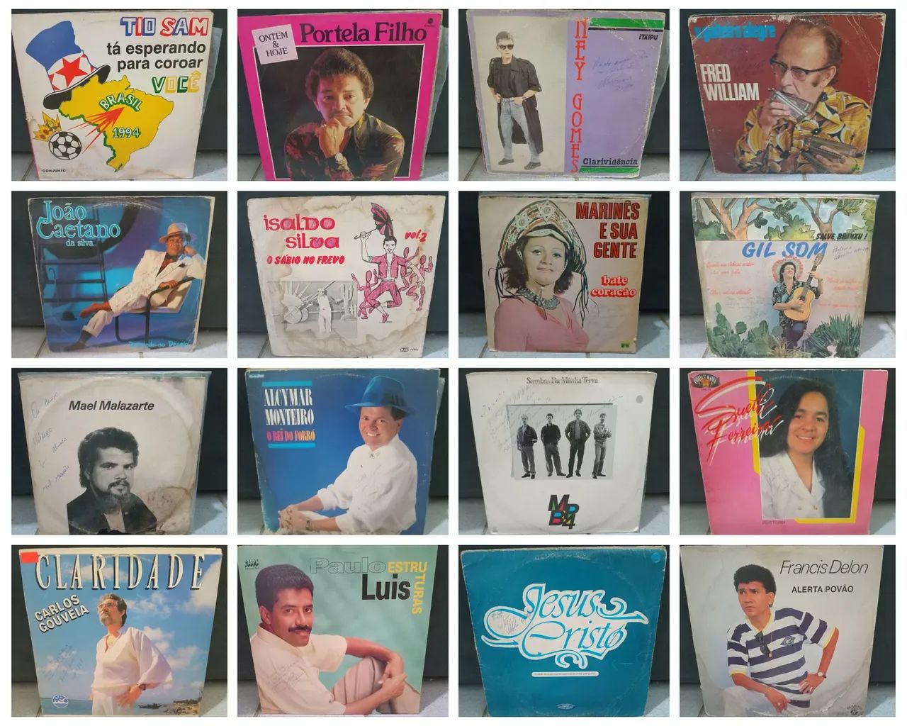 Lote com 72 Discos de Vinil Autografados - Foto 5