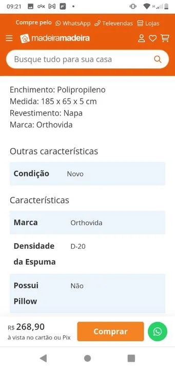 Colchão visitas capa lavável com feicho. - Foto 3