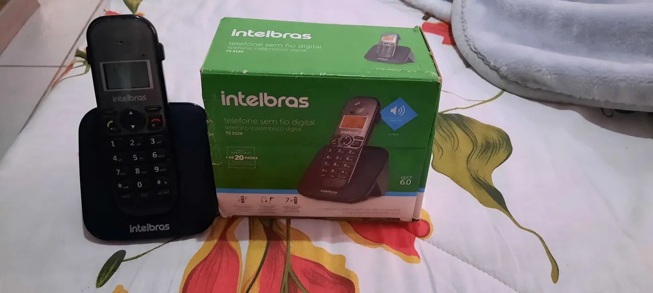 Telefone sem fio digital Intelbras TS 5120