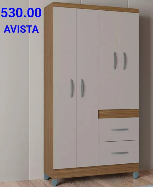 guarda roupas novo 530.00 com montagem avista