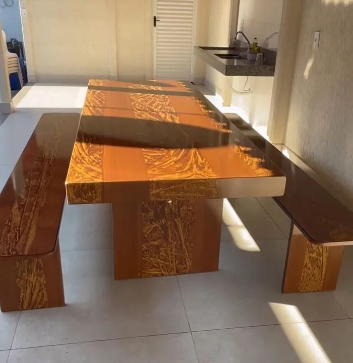 "Mesa de Jantar Elegante - Perfeita para Sua Sala!" - Foto 5