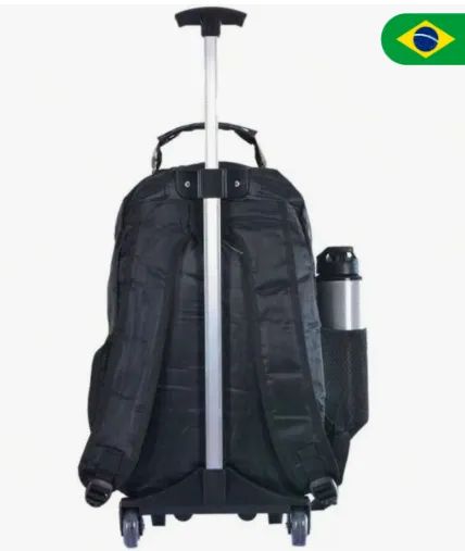 Mochila Unissex Com Carrinho para Viagem Cabo de Aço Reforçado Mochila Unissex Com Carrinho para Viagem Cabo de Aço Reforçado