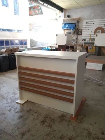 Mesa reta ripada branca 150cm - Foto 2