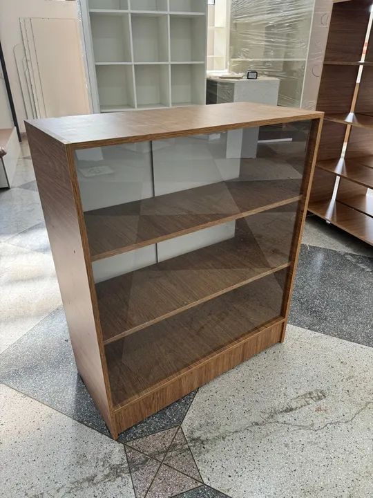 Balcão vitrine c/ porta MDF - Direto da Fábrica 