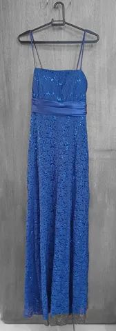 Vestido Longo Azul
