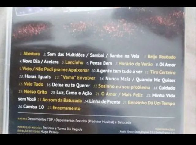 DVD turma do pagode ( O som das multidões) original. - Foto 4