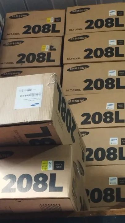Lote com 10 Toner Samsung Mlt - D208L Original Novo Caixa Parda Caixa com Avaria