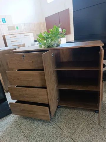Cômoda Sapateira Tripla Nova na Promoção - Foto 4