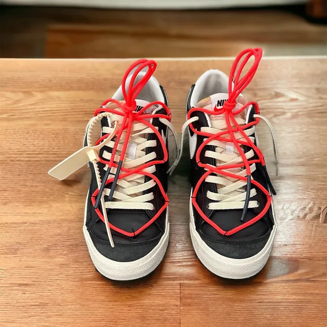 Tênis Nike Blazer low off-white Custom 42