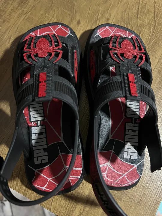Sandália infantil - Homem Aranha  - Foto 3