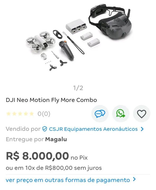 Drone Dji neo Fly more combo Completo - Foto 6