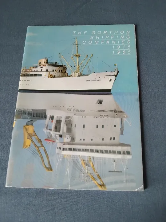 Livro "THE GORTHON SHIPPING COMPANY"(1915-1985)