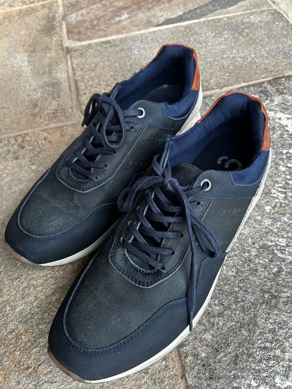 Tênis Casual Azul Marinho - Foto 4