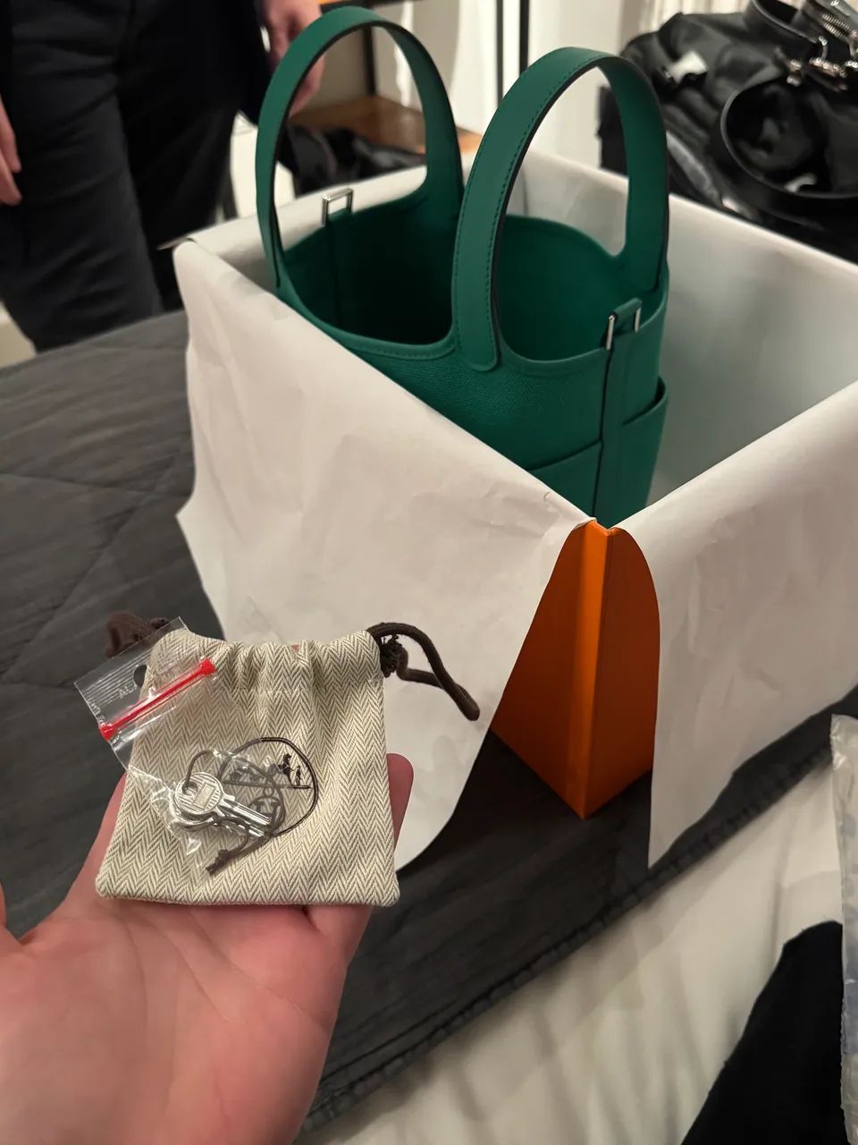 Hermès Picotin Cargo 18 Vert Vertigo - Foto 2